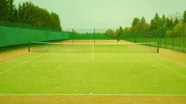 Tennisplatz Bautzen - Tennisanlage TC Gnaschwitz-Doberschau mit zwei Kunstrasenplätzen